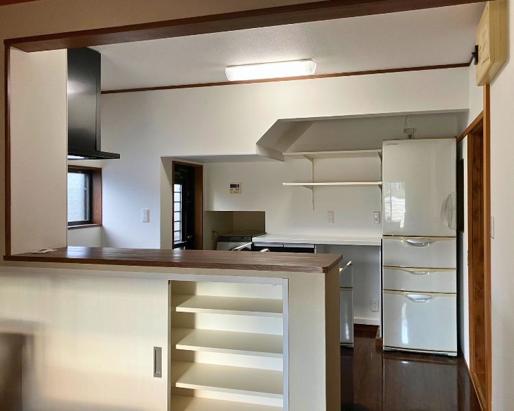 リフォーム後のキッチン収納